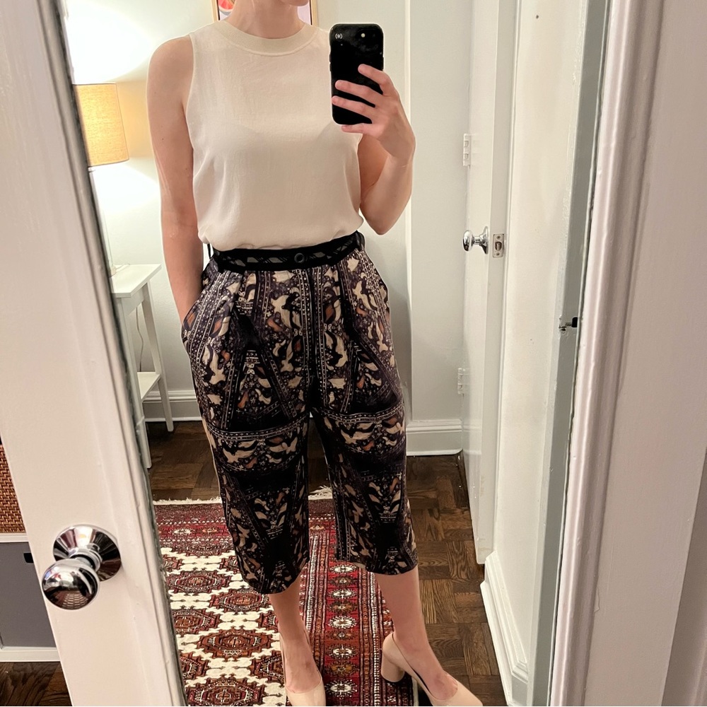 Gary Graham Silk Culottes